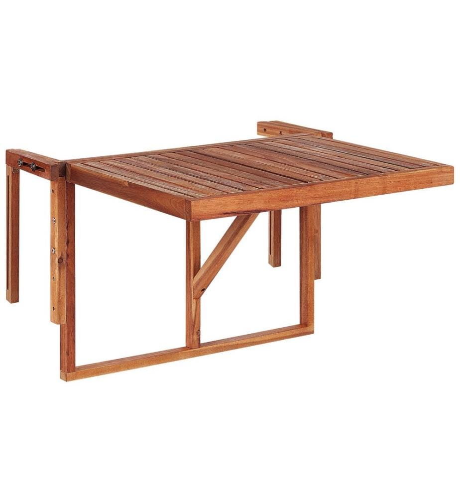 Table de balcon UDINE 70 cm 69 cm Acacia Marron