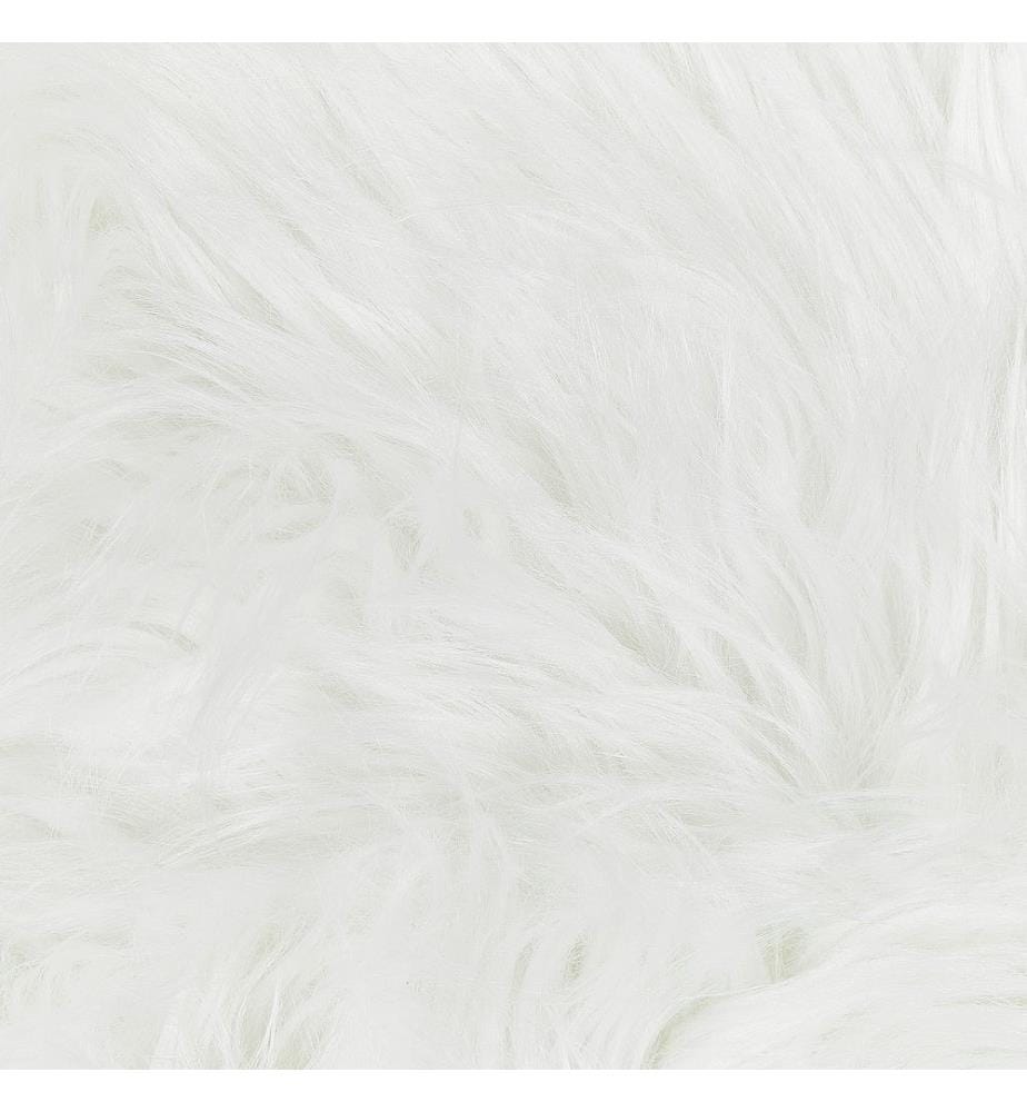 Kunstfellteppich MAMUNGARI Weiss 60 x 180 cm