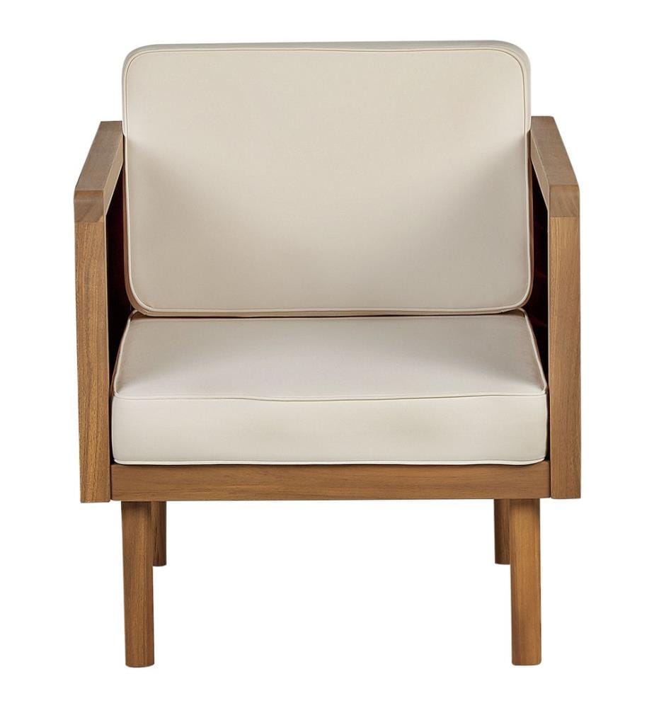 Set bistrot con cuscini BARATTI Legno d'acacia Marrone