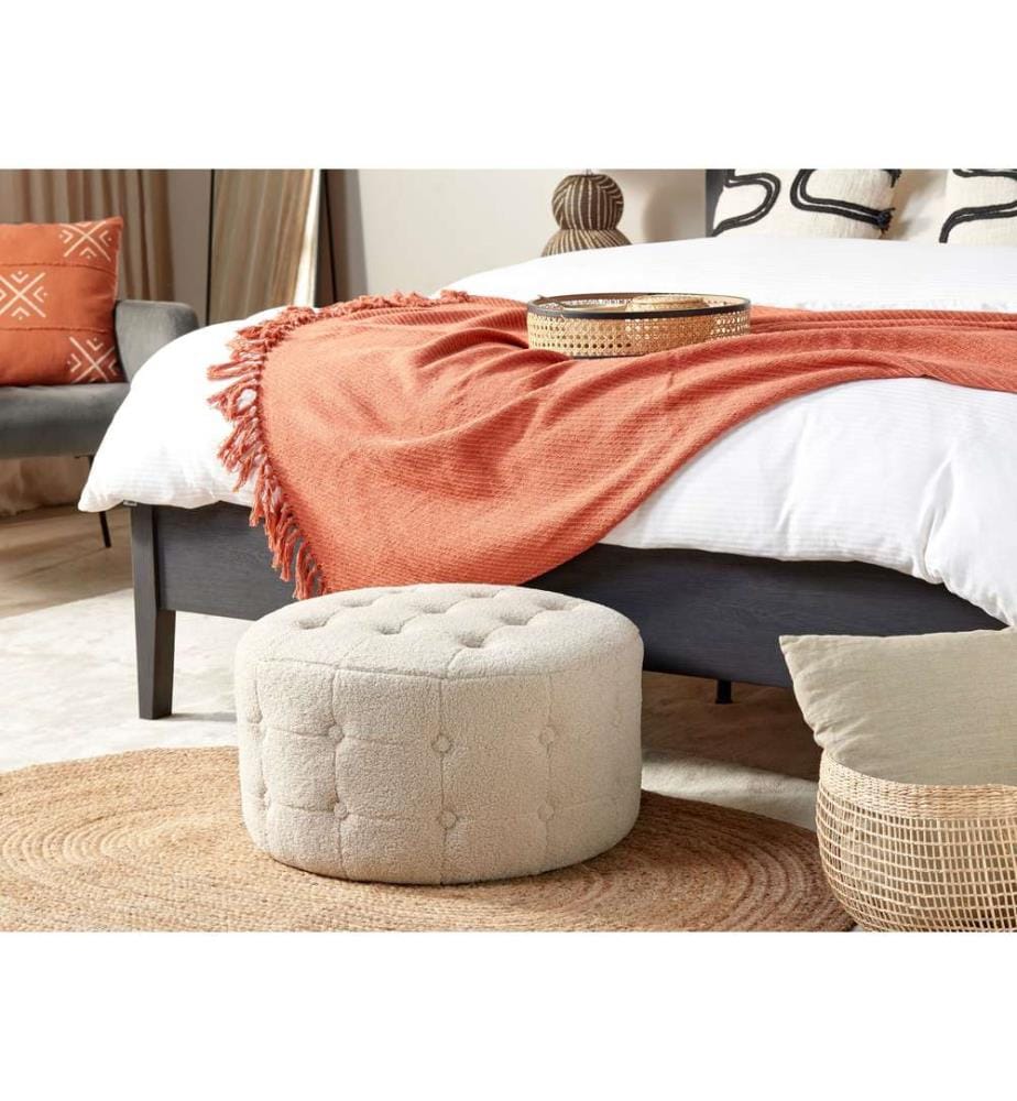 Pouf TAMPA Bouclé Beige