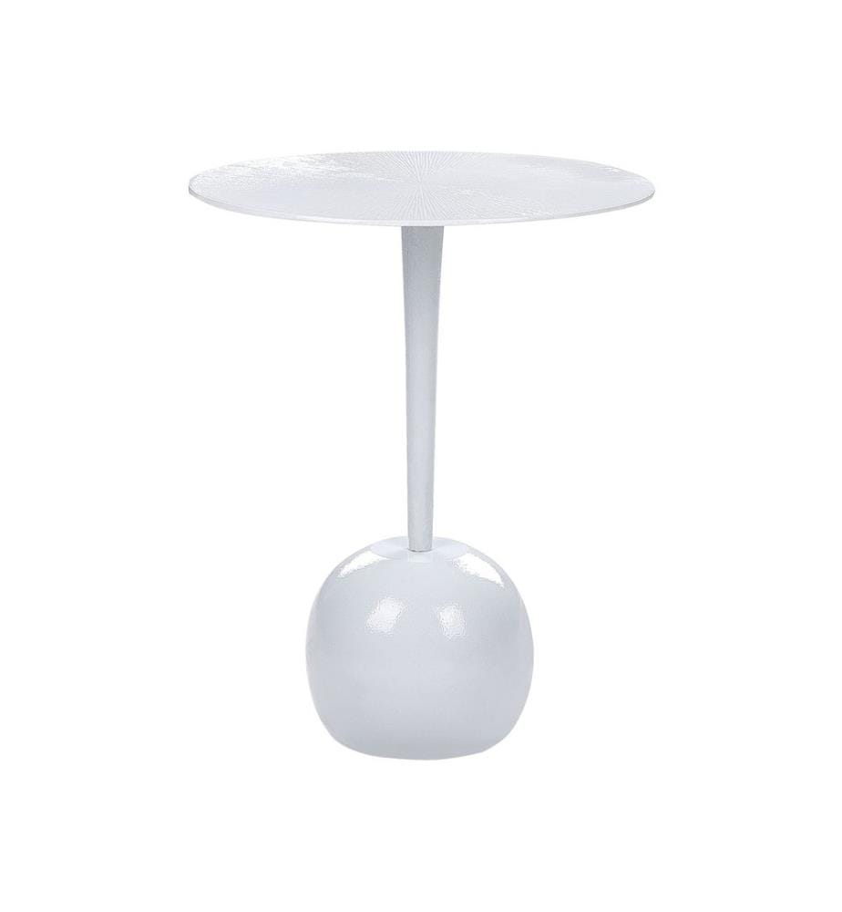 Beistelltisch EUCLA Metall Weiss