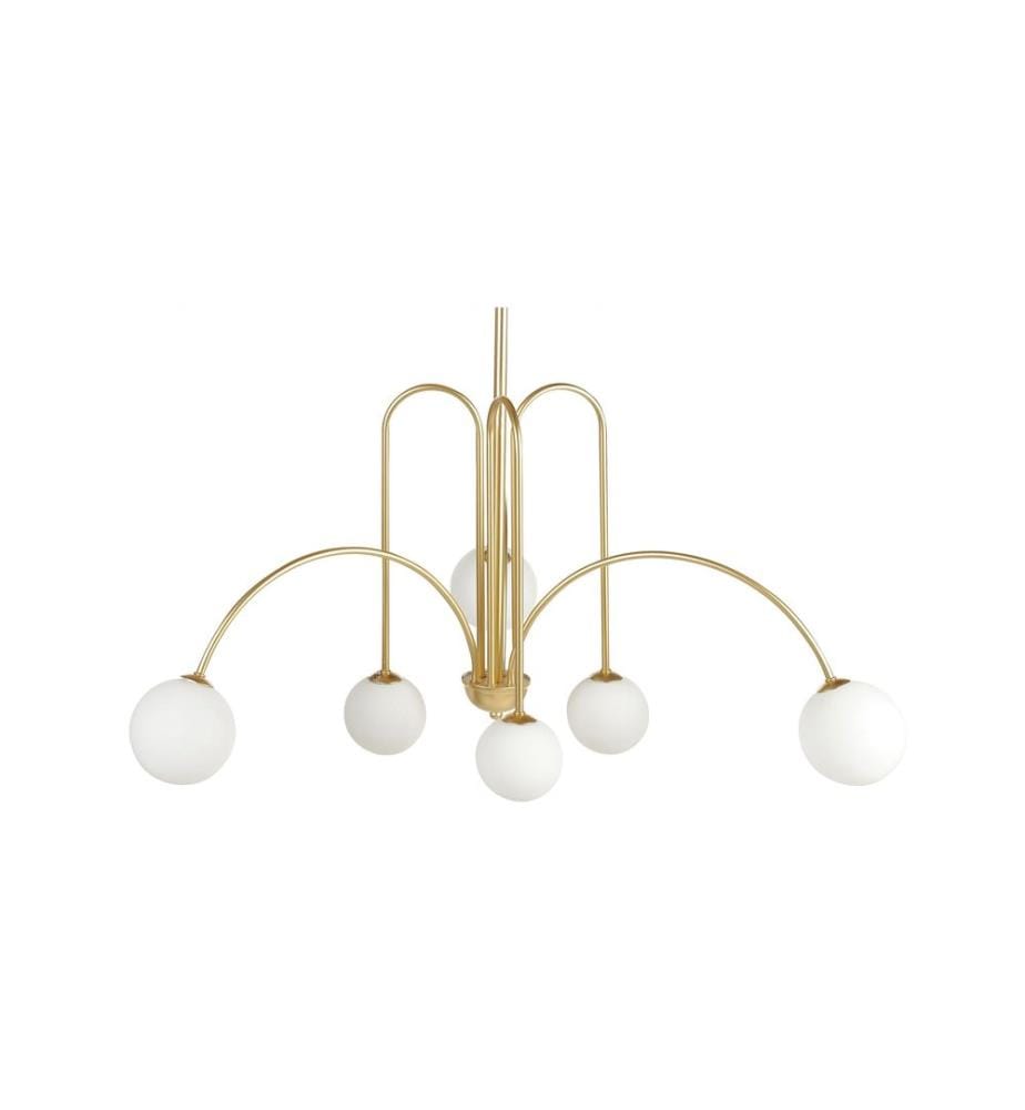 Lampadario FORBES Metallo Oro