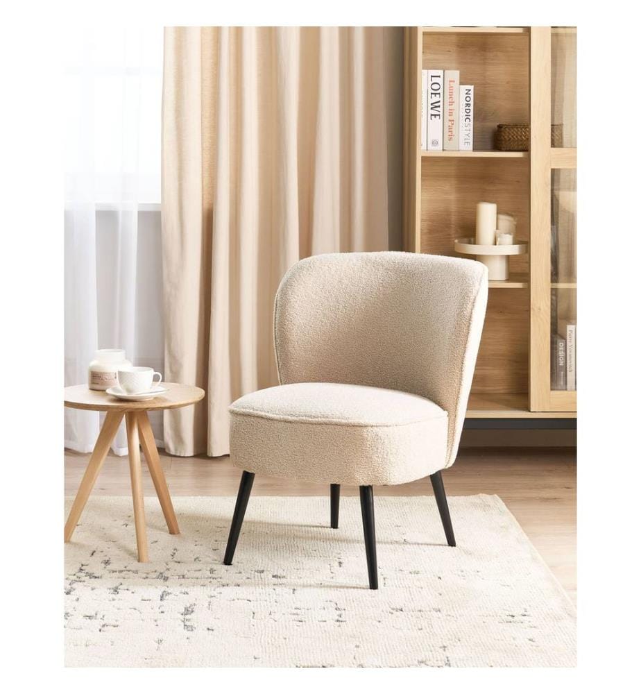 Sessel VOSS Bouclé Hellbeige