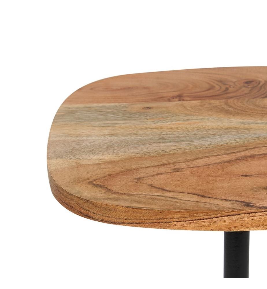 Table d'appoint OASIS Métal Marron/noir
