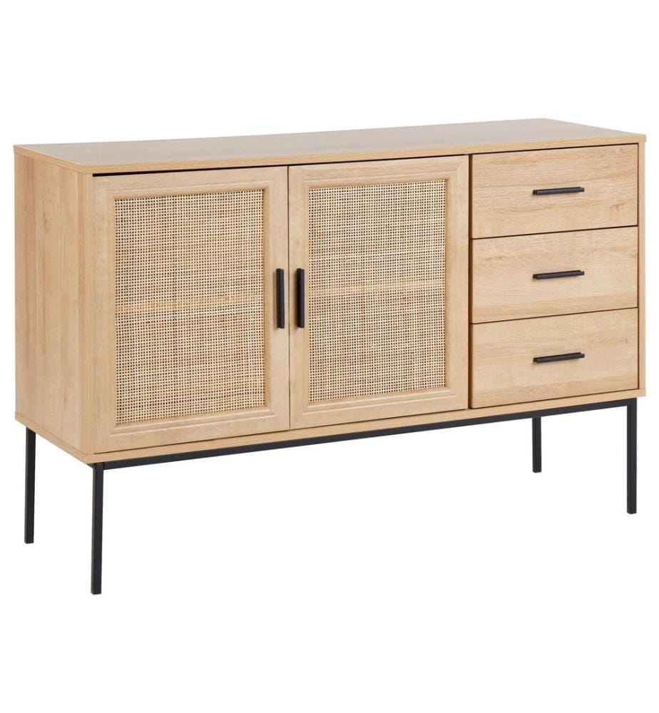 Sideboard mit 2 Türen PASCO Hellbraun