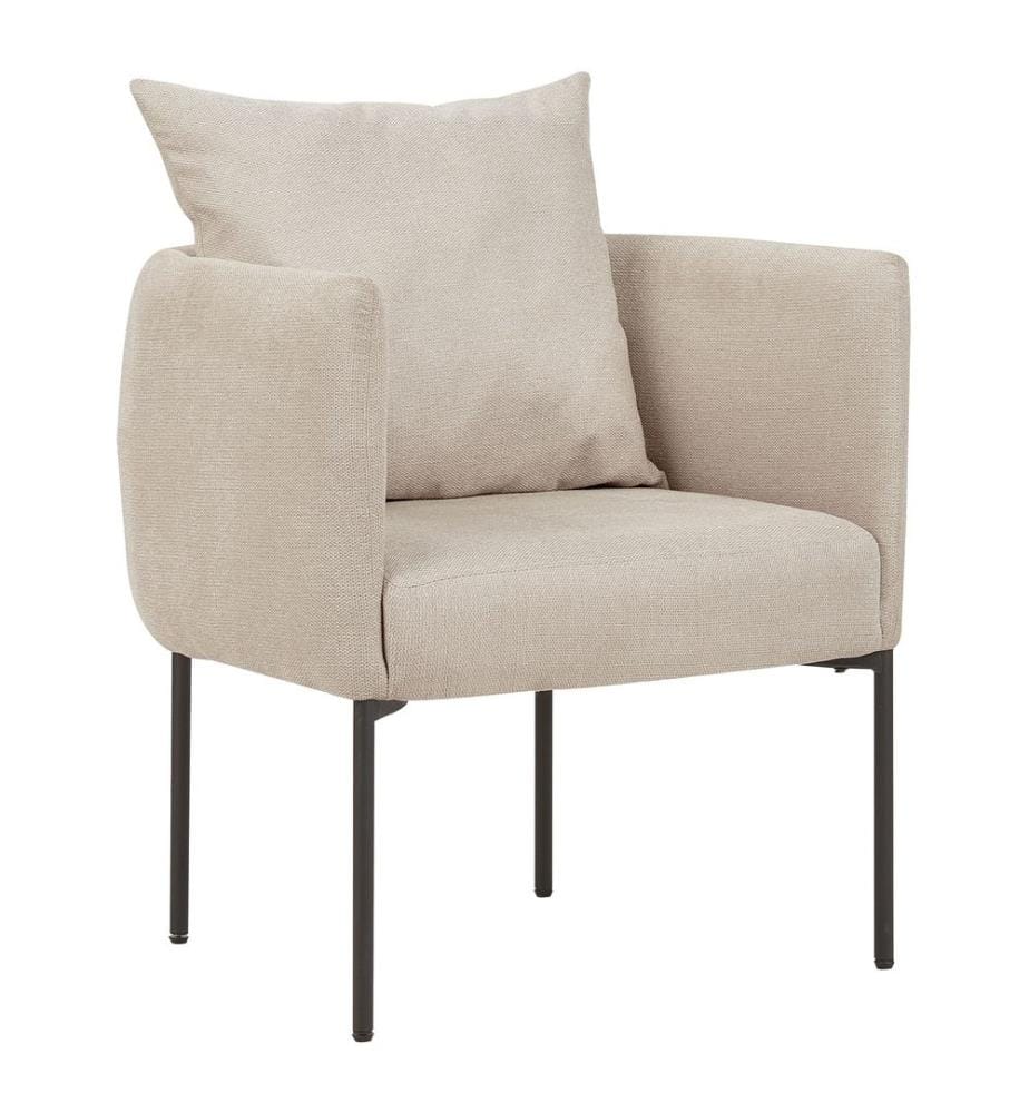 Sessel MALMOS Stoff Hellbeige