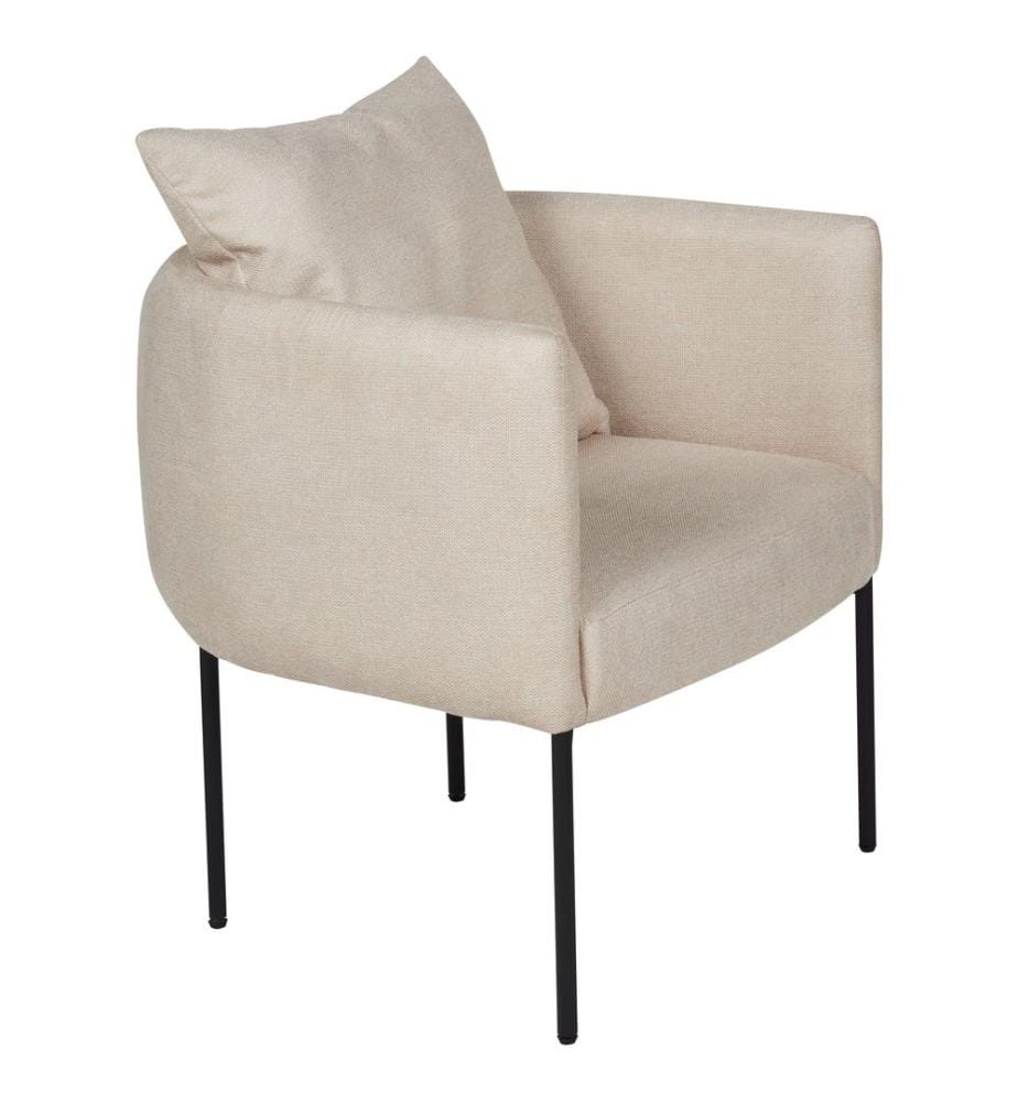 Sessel MALMOS Stoff Hellbeige