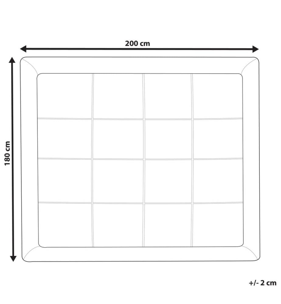 Matratzentopper MULHACEN 180 x 200 cm