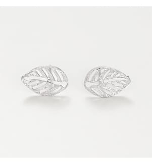Boucles d'Oreilles Sous le Vent - Or Blanc