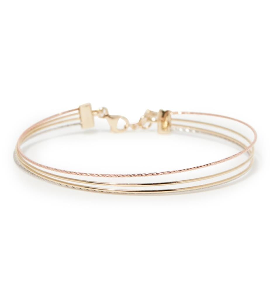 Raymond Armband - Tricolor Gold