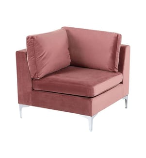 Module d'angle EVJA Velours Rose