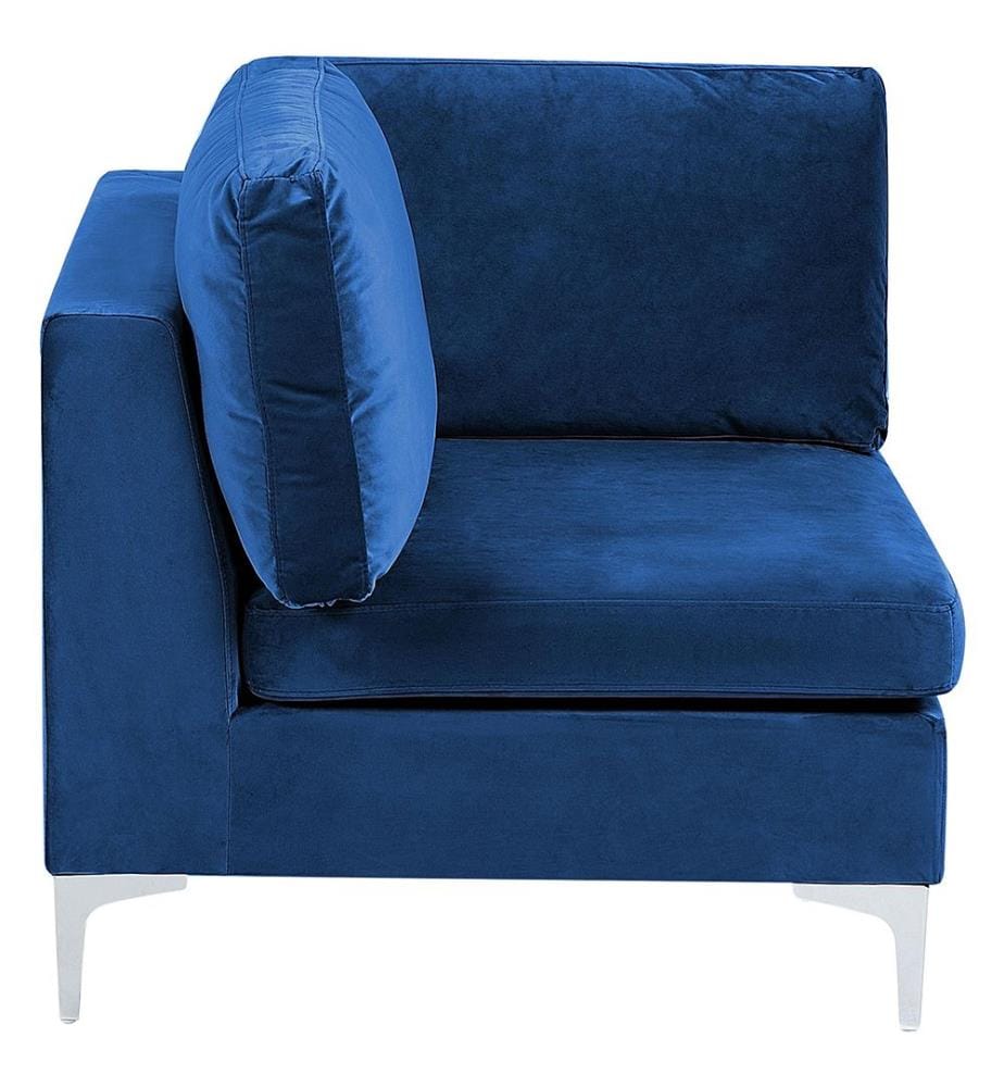 Module d'angle EVJA II Velours Bleu marine