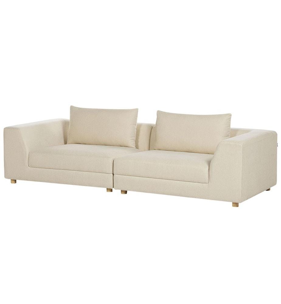 Sofa 3-Sitzer LERMON Stoff Beige