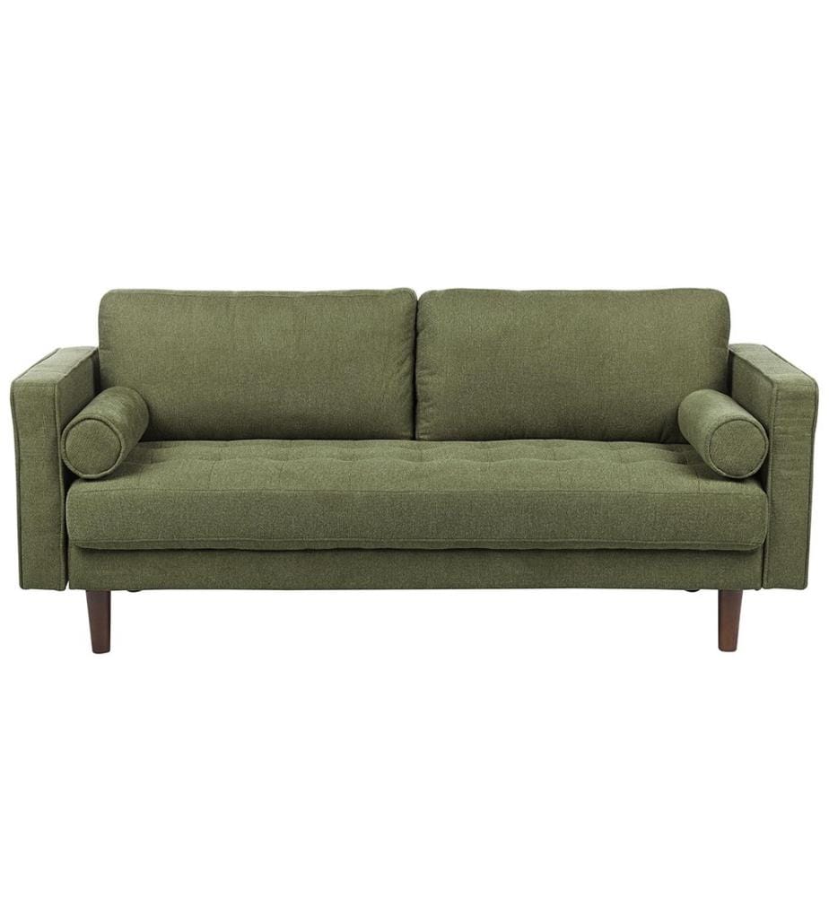 Sofa 3-Sitzer NURMO Stoff Dunkelgrün