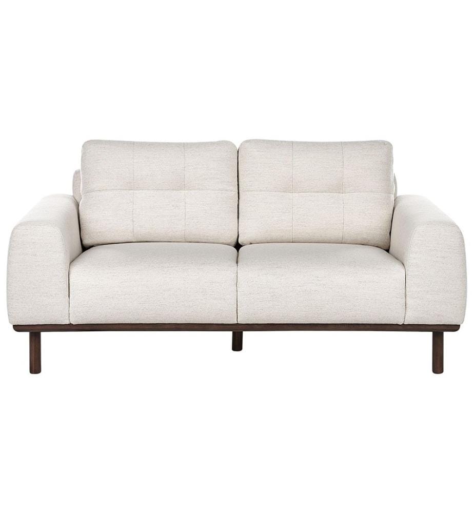 Sofa 2-Sitzer LAURILA Stoff Hellbeige