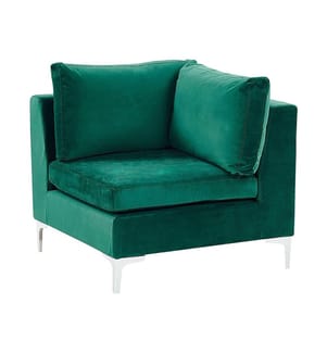 Module d'angle EVJA Velours Vert