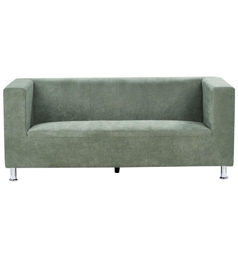Sofa 3-Sitzer FLORO Chenillegewebe Hellgrün