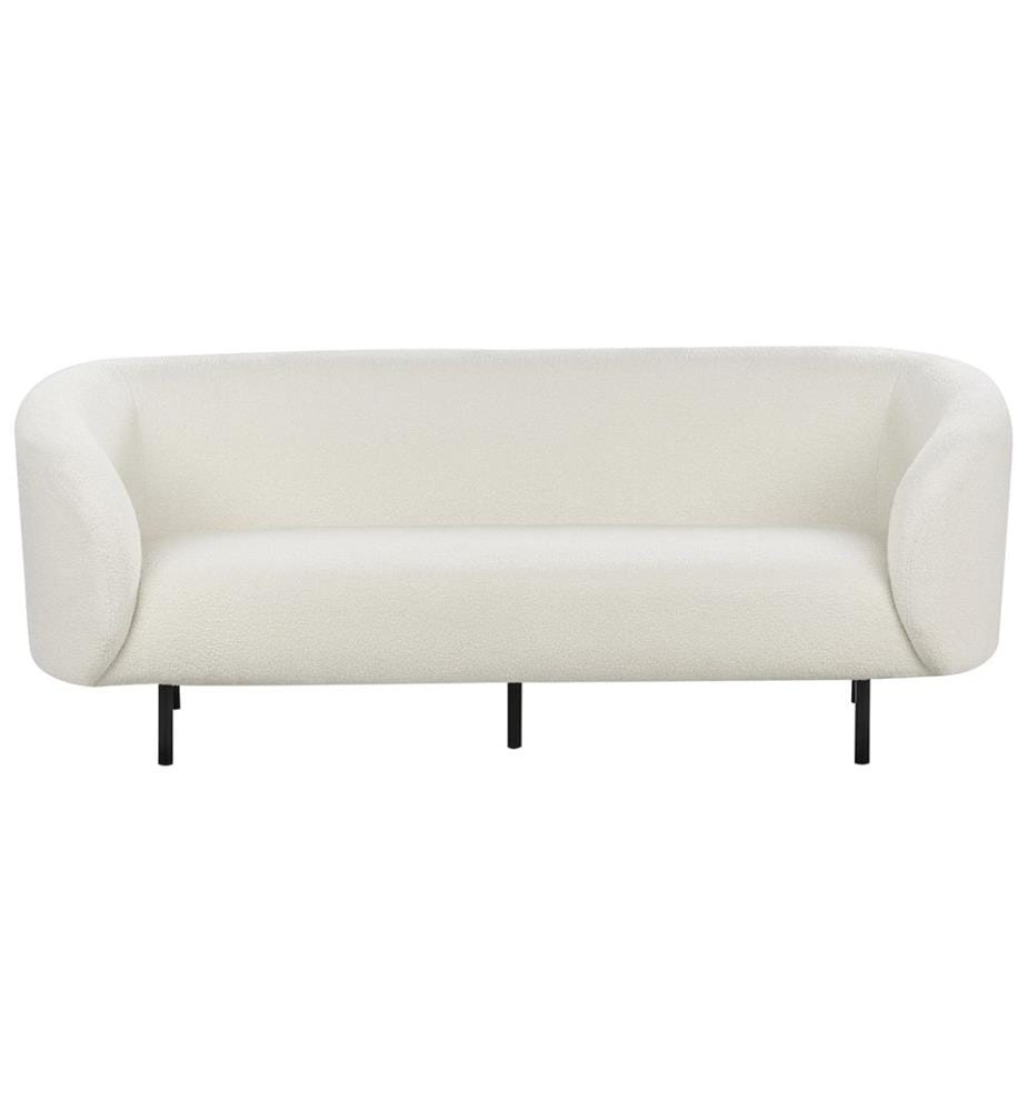 Sofa 3-Sitzer LOEN Bouclé Weiss