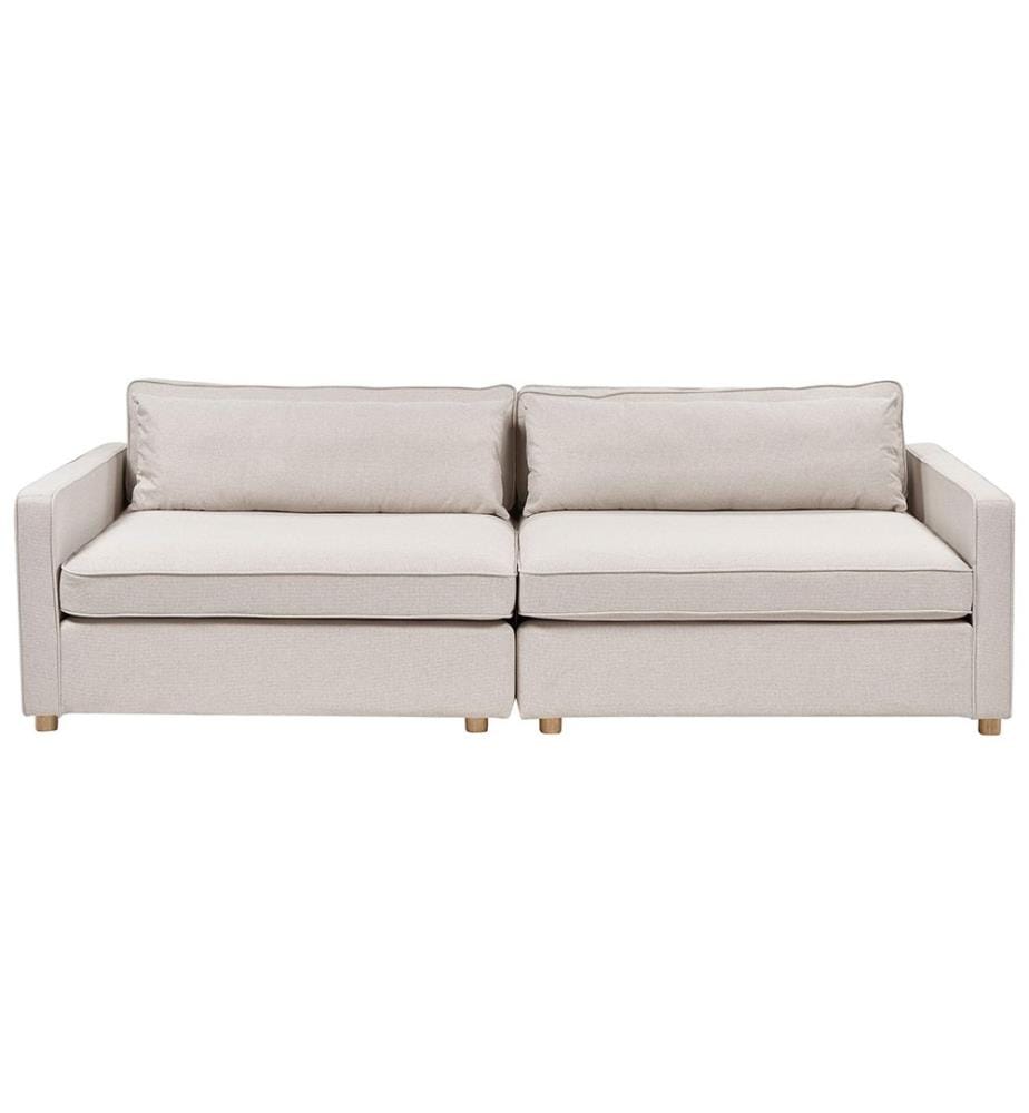 Sofa 3-Sitzer VINSTRA Stoff Beige