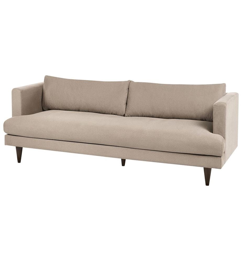 Sofa 3 Seater JARPEN Fabric Light Brown