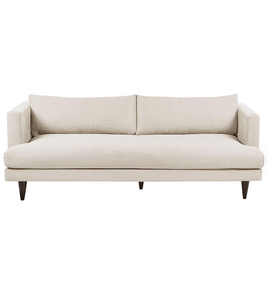 Sofa 3-Sitzer JARPEN Stoff Hellbeige