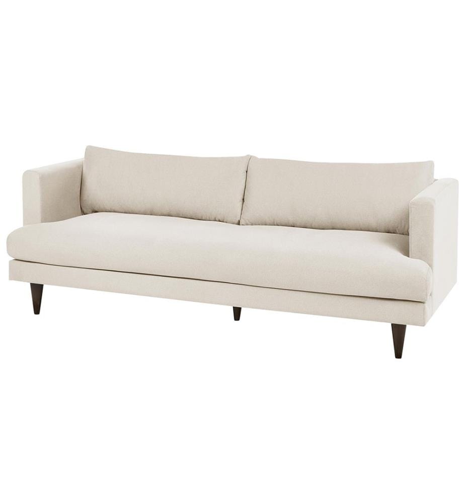Sofa 3-Sitzer JARPEN Stoff Hellbeige