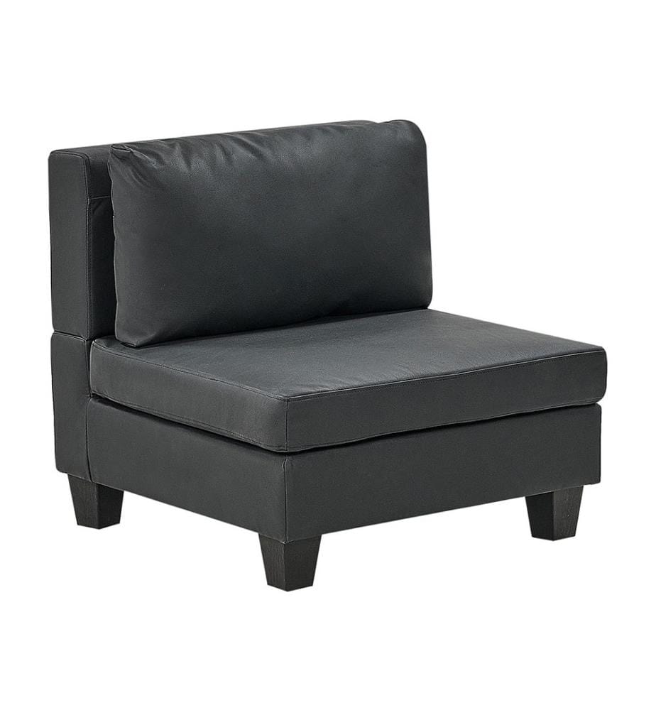 Module fauteuil UNSTAD Cuir PU Noir