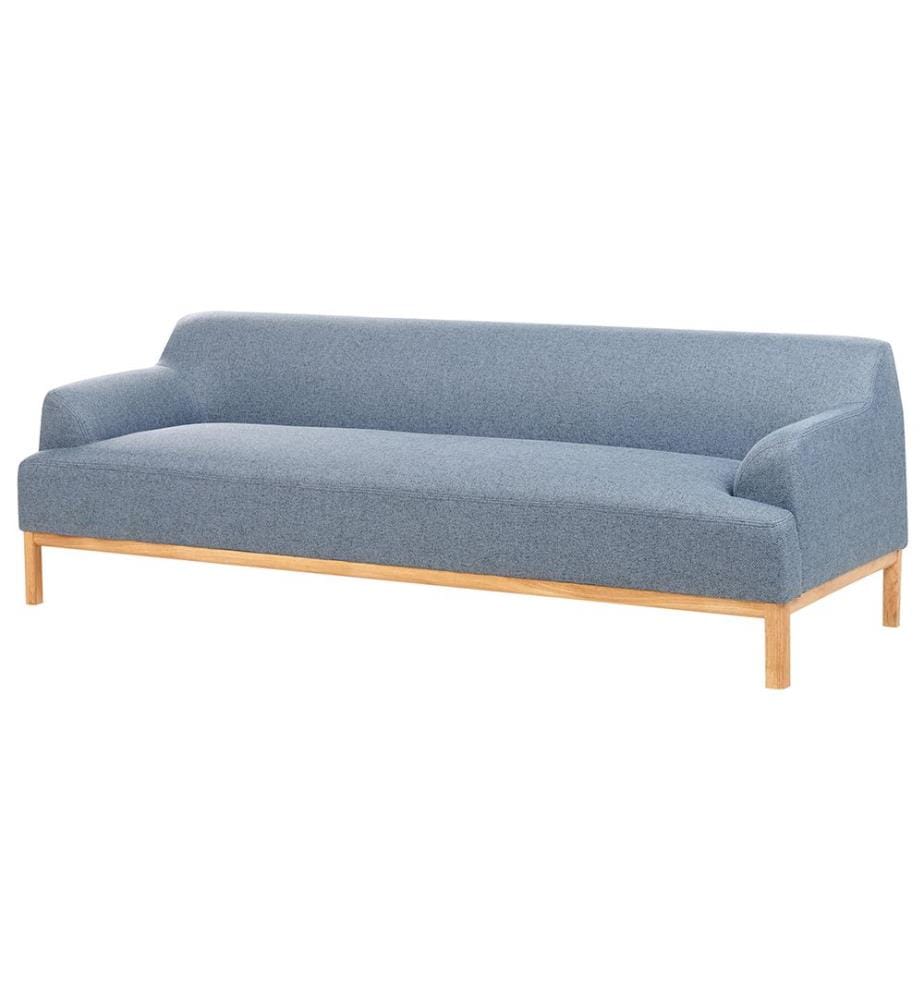 Sofa 3-Sitzer SOSJO Stoff Blau