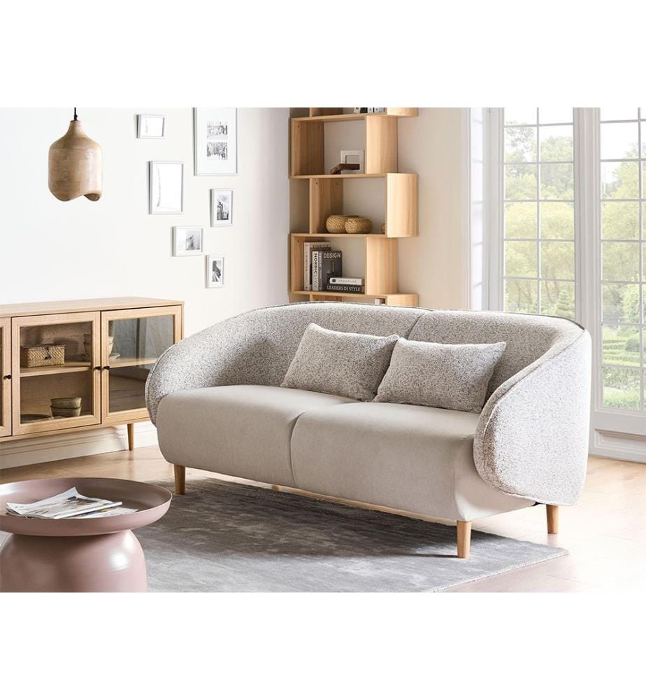 Sofa UMEA Stoff Hellbeige