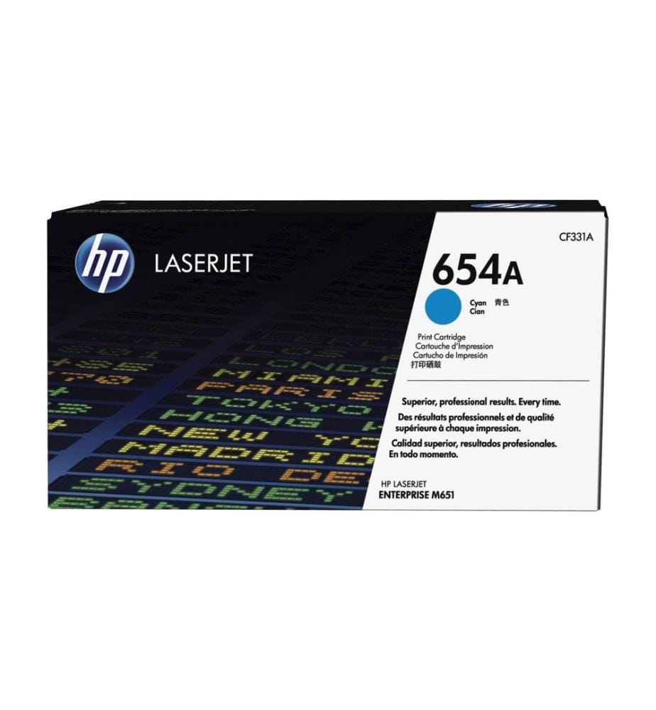 HP - Toner Nr. 654A (CF331A) Cyan