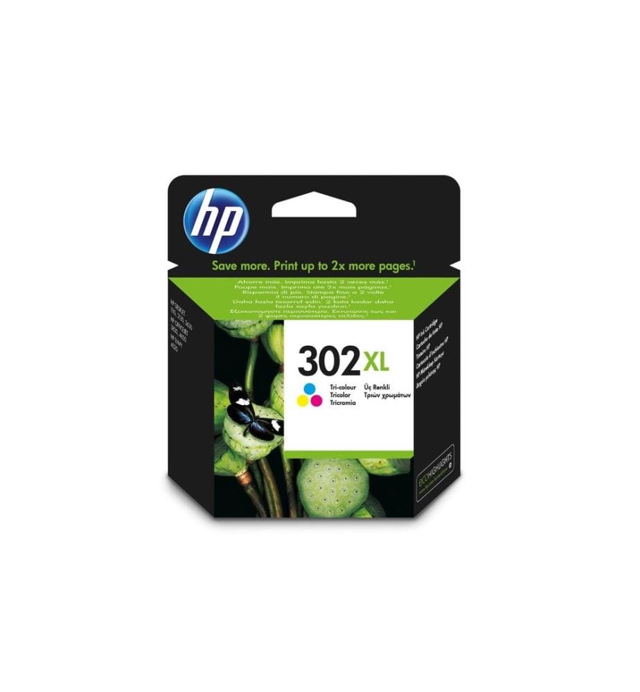HP - Tinte Nr. 302XL (F6U67AE) Cyan/Magenta/Yellow