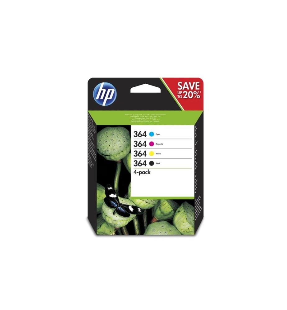 HP - Combo Pack No. 364 (Encre N9J73AE) C/M/Y/BK