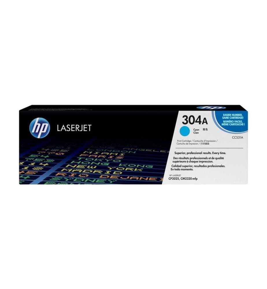 HP - Toner Nr. 304A (CC531A) Cyan