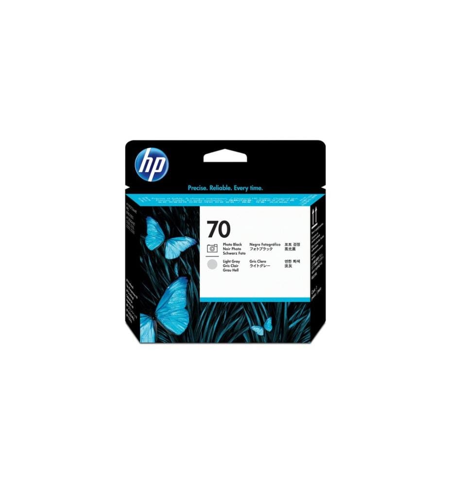 HP - Tête d'impression Nr. 70 (C9407A) Photo Black/Light Grey