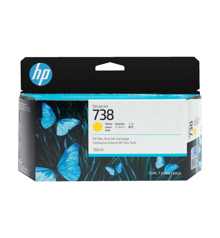 HP - Tinte Nr. 738 (498N7A) Yellow