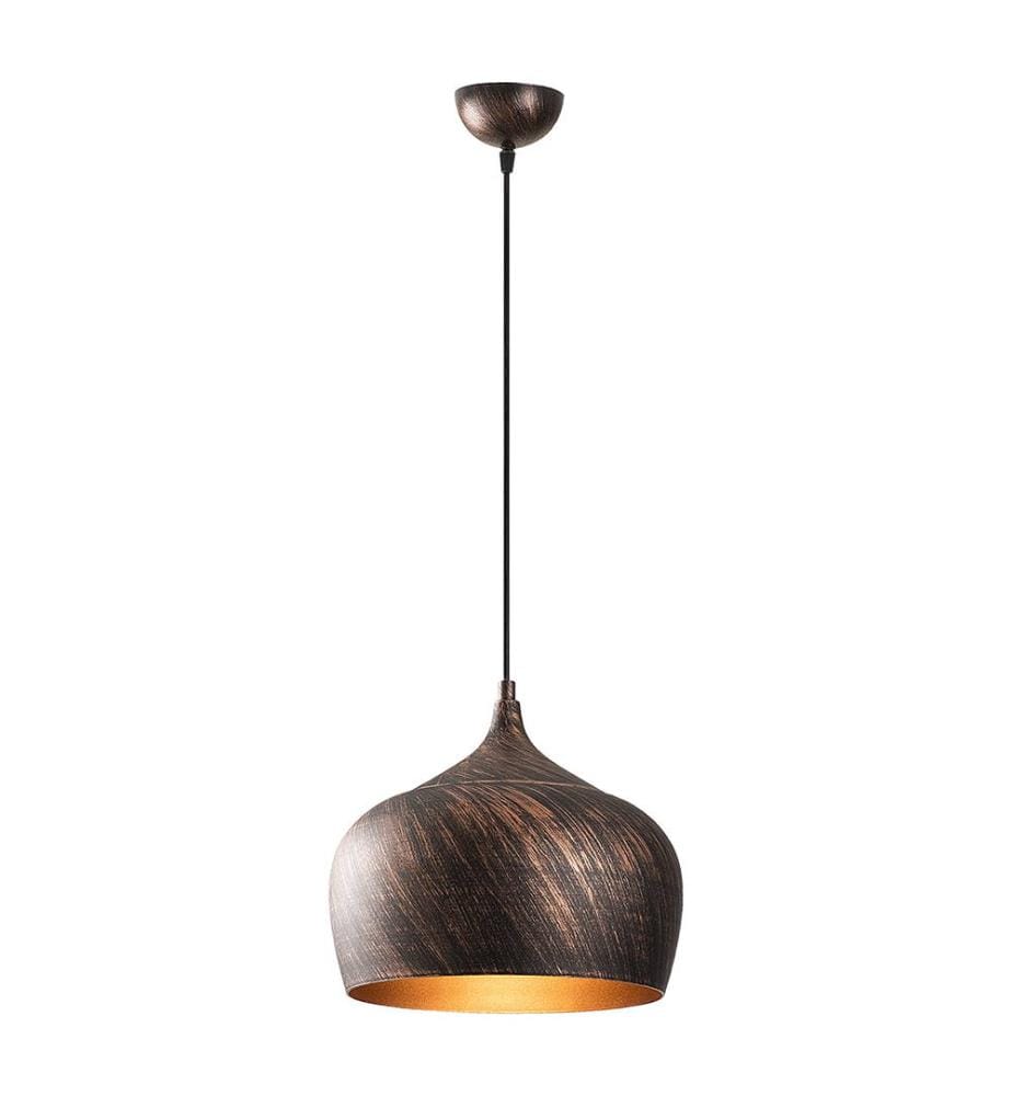 Lampada da Soffito Saglam - Nero e Oro