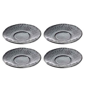 Matera saucer Ø 15 cm - 4 pieces - anthracite