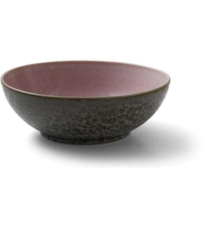 Salatschüssel 30 cm, Grau/Hellpink
