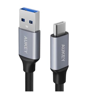 AUKEY - ImpulseCable USB-A-auf-C bl.