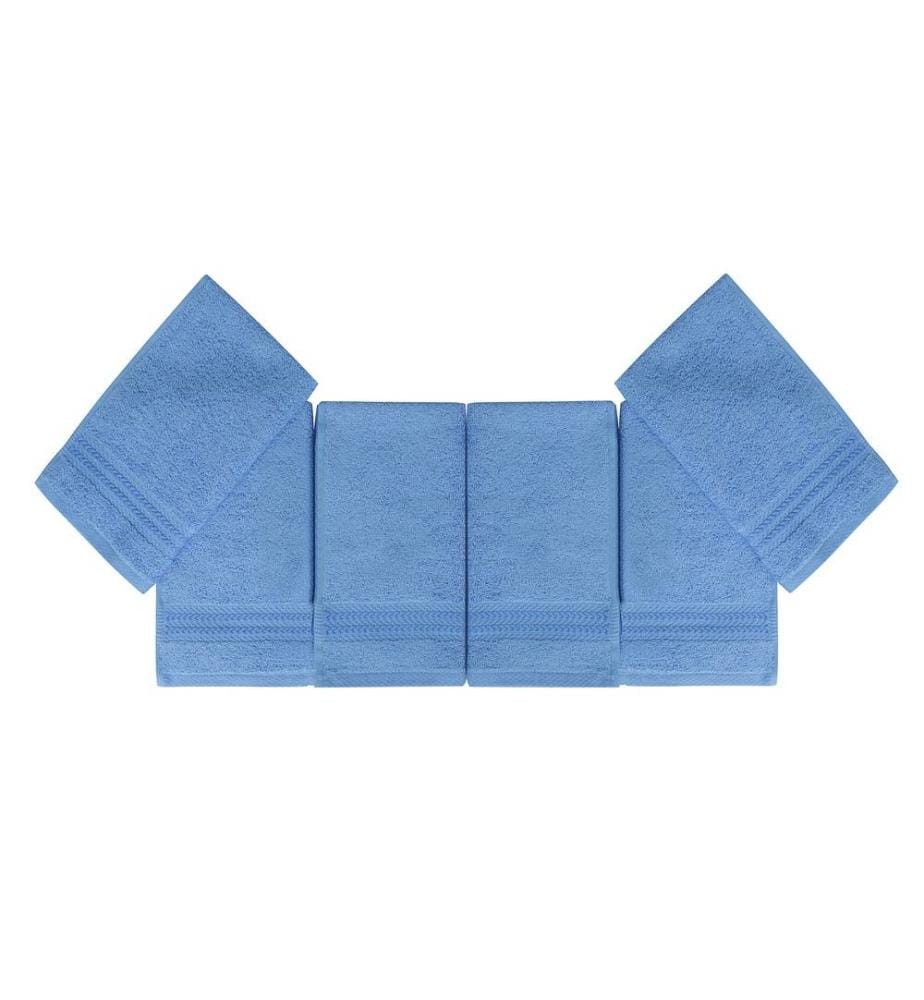 Lot de 6 Linges de Toilette - Bleu