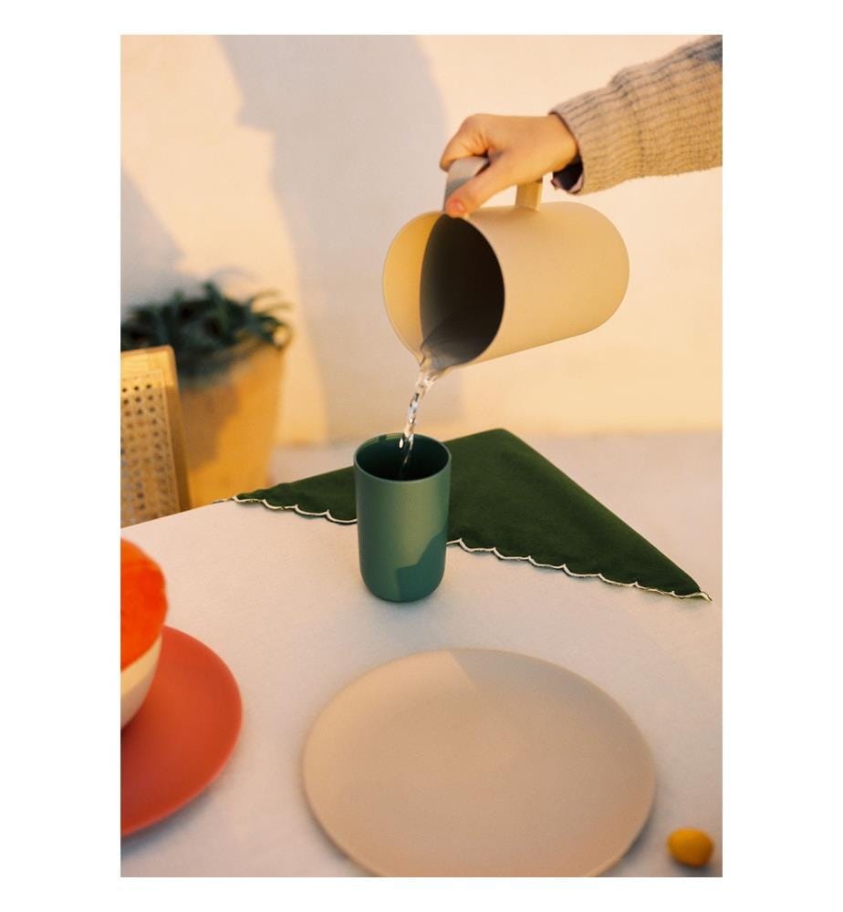 Eco Outdoor - Set di brocche e tazze - 5 pezzi. - Sabbia