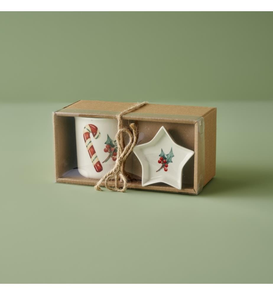 Candycane Tassenset 300 cc - Mehrfarbig
