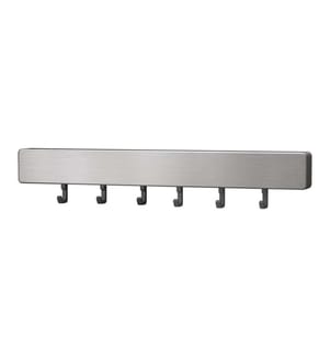 Barre magnétique Metallika + 6 crochets avec fixation - L=39cm