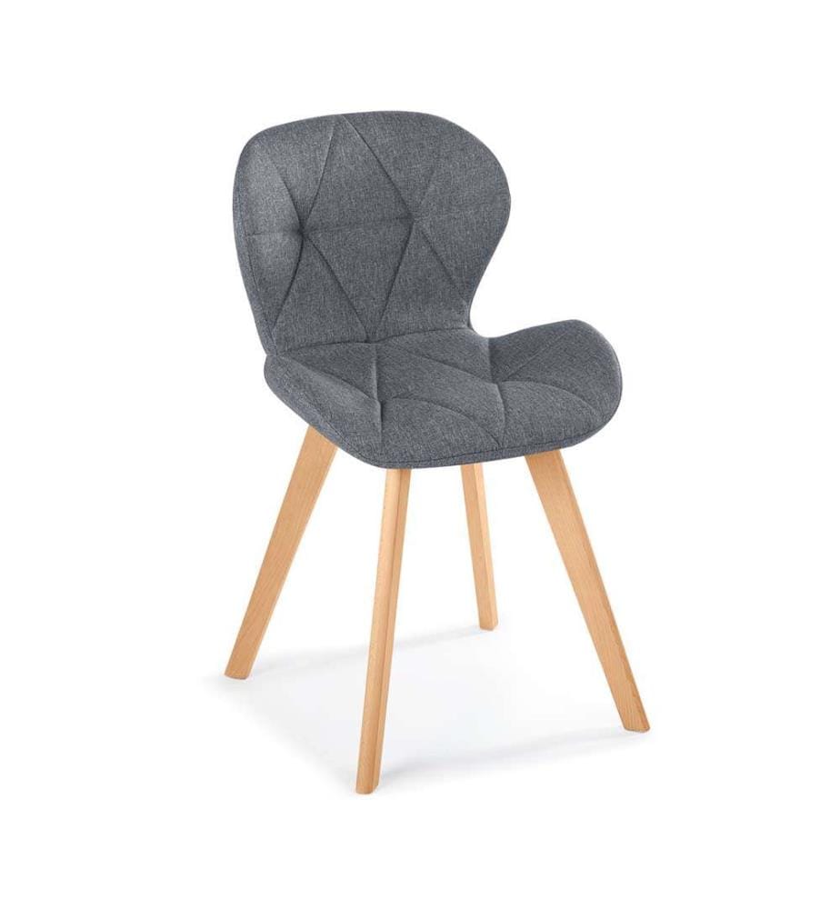 2er-Set Gatsby-Stühle 50 x 48 x 79 cm - Grau