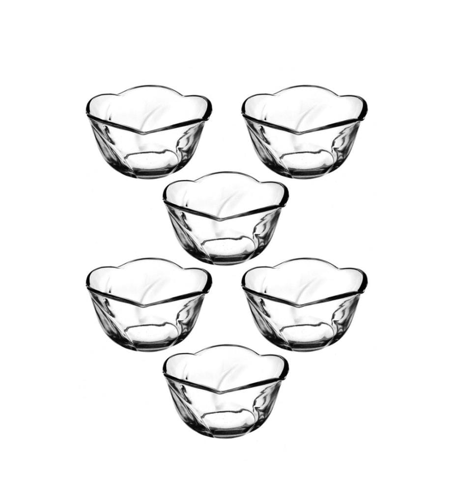 Gläserset, 6-teilig, transparent, 100 % GLAS