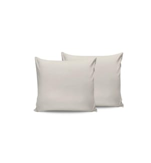 Set di federe (2 pezzi) 60 x 60 cm - Crema