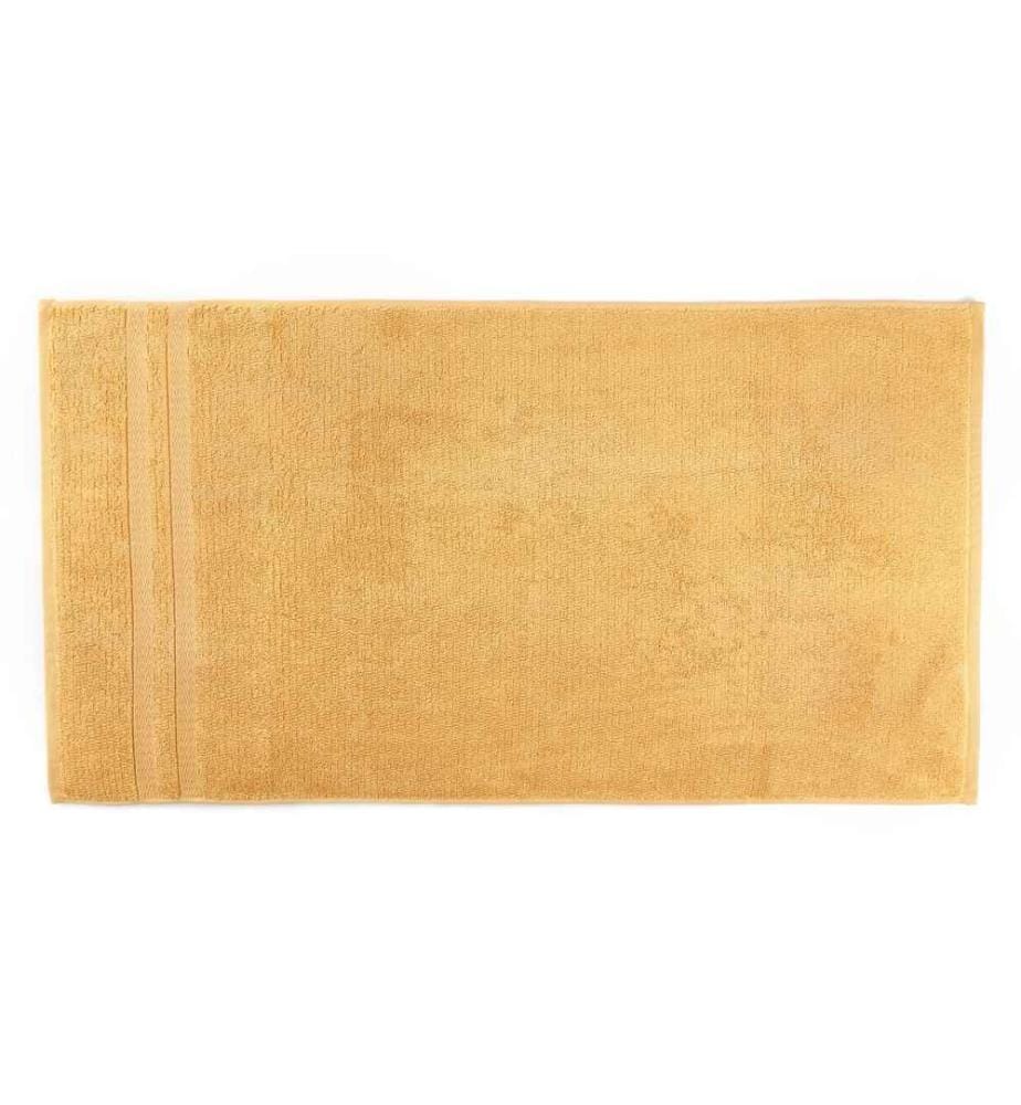 Ensemble de serviettes de bain, 2 pièces, moutarde, 60% bambou 40% coton