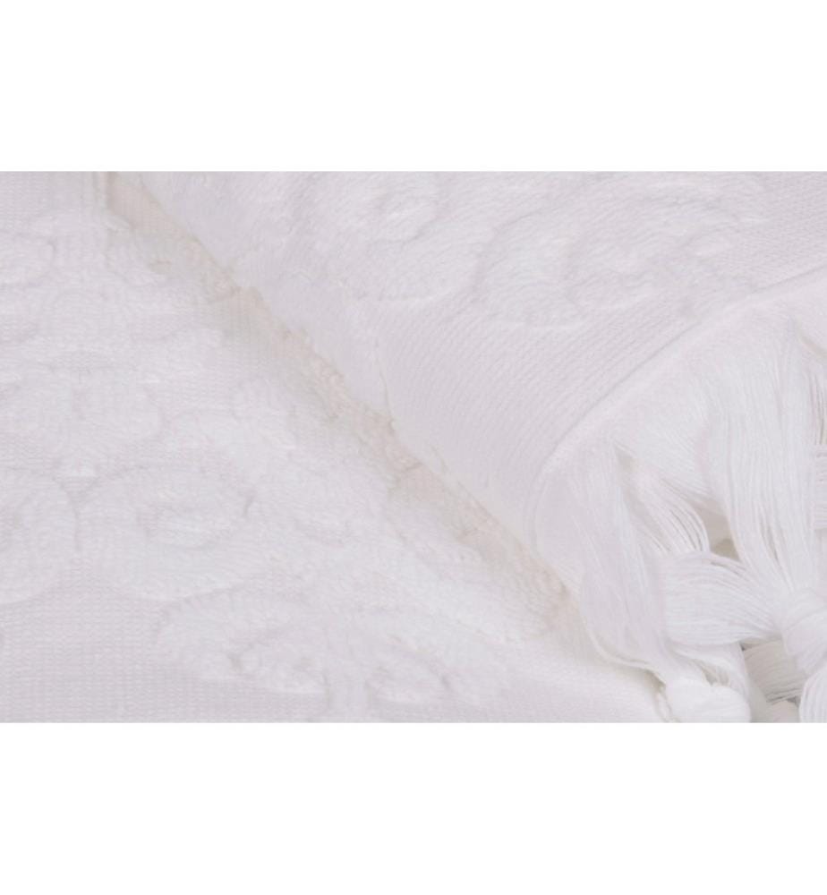 Blanc, Serviettes, 550 Gr , M², Coton