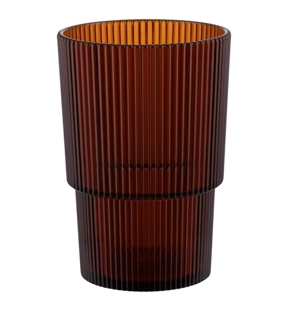 Satz von 12 Unico Glas Ps 420ml Sh Chocolate 3 zufällige Farben