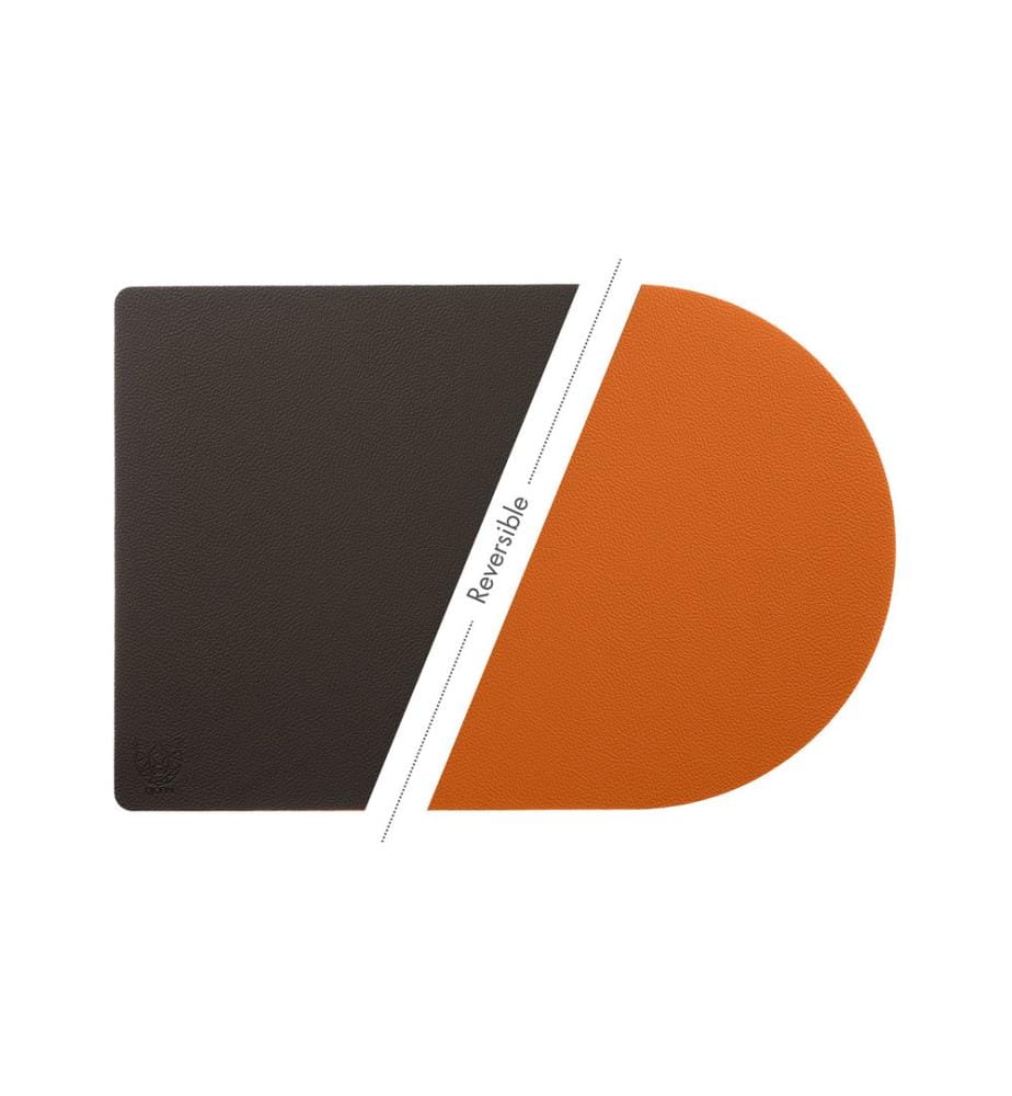 Set de Sets de Table Arcus 6 Pièces - Orange et Marron